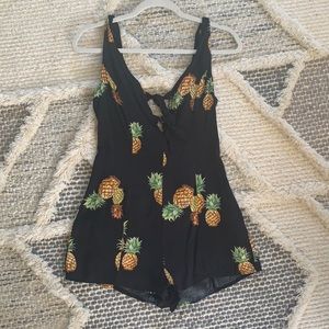 Like new Wild Honey pineapple romper